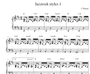jazzrock styles sample page